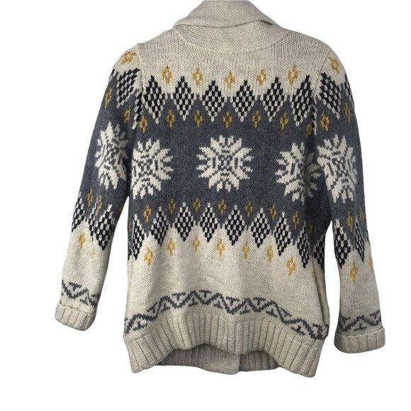 Topshop Wool Blend Knitted Oversized Button Up Sweater Cardigan  Women size 6 - Picture 2 of 16